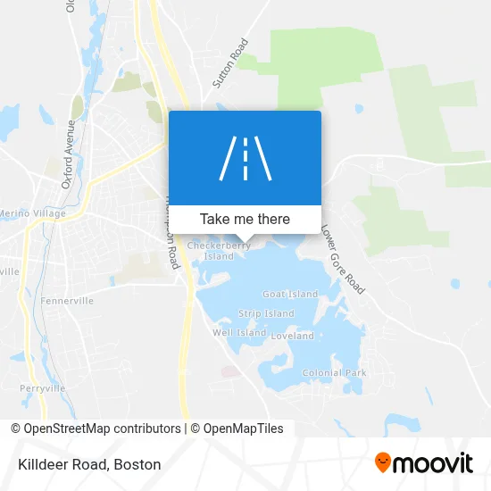 Killdeer Road map