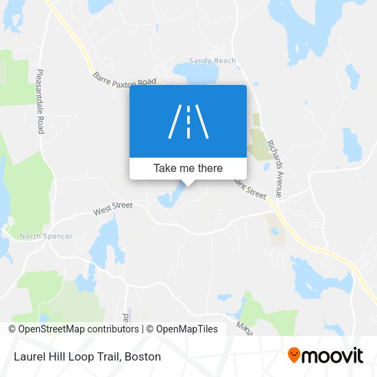 Laurel Hill Loop Trail map