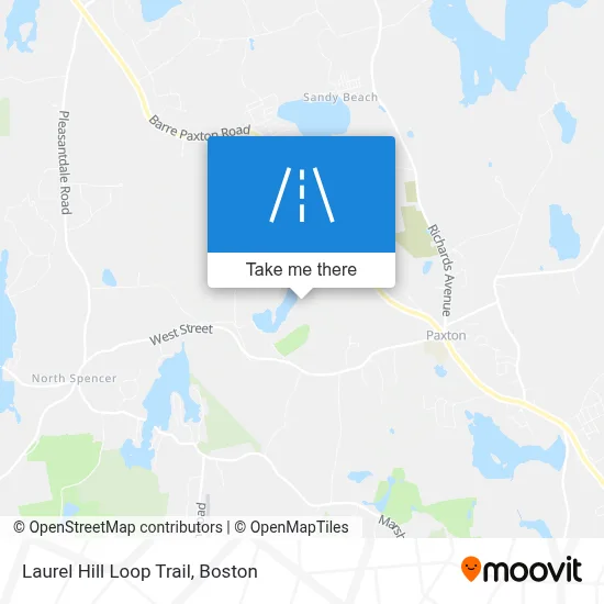 Laurel Hill Loop Trail map