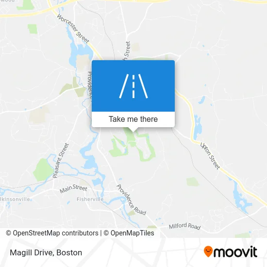 Magill Drive map