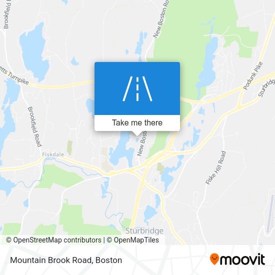 Mountain Brook Road map