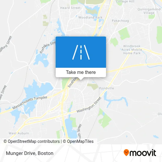 Munger Drive map
