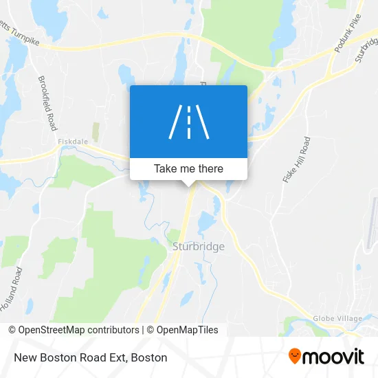 New Boston Road Ext map