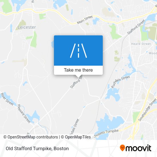 Mapa de Old Stafford Turnpike