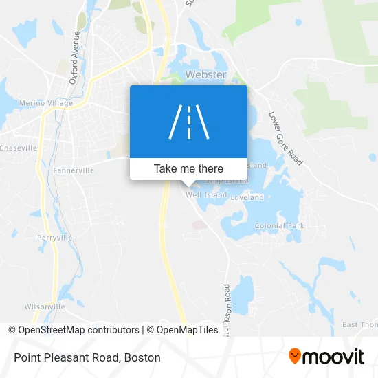 Point Pleasant Road map