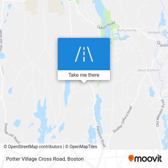 Mapa de Potter Village Cross Road