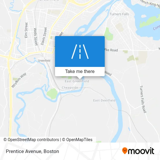Prentice Avenue map