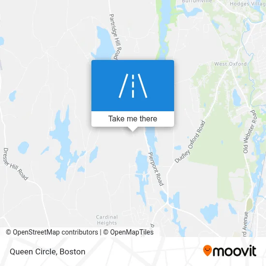 Queen Circle map