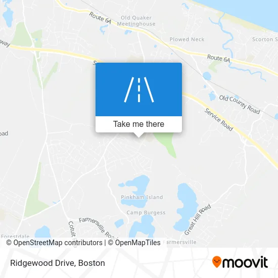 Ridgewood Drive map