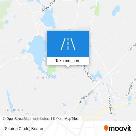 Sabina Circle map
