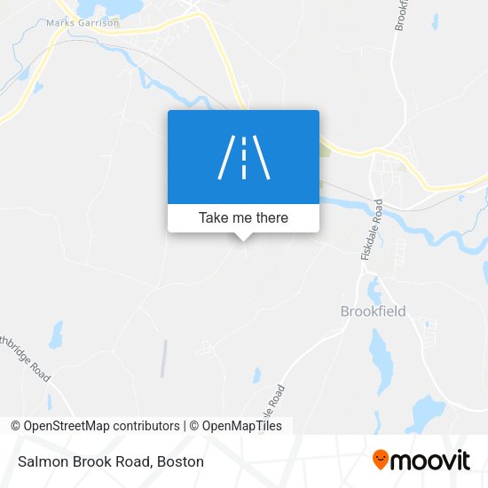 Salmon Brook Road map