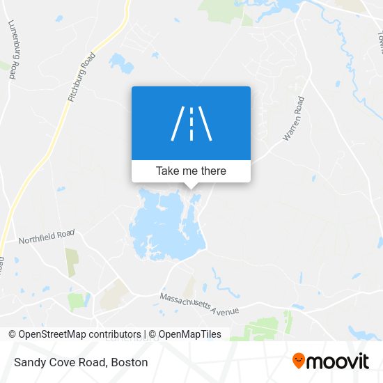 Mapa de Sandy Cove Road