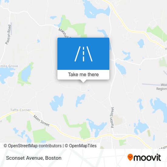 Mapa de Sconset Avenue