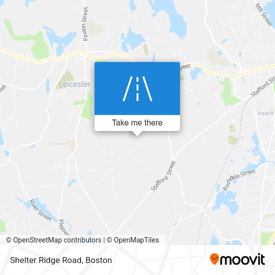 Mapa de Shelter Ridge Road