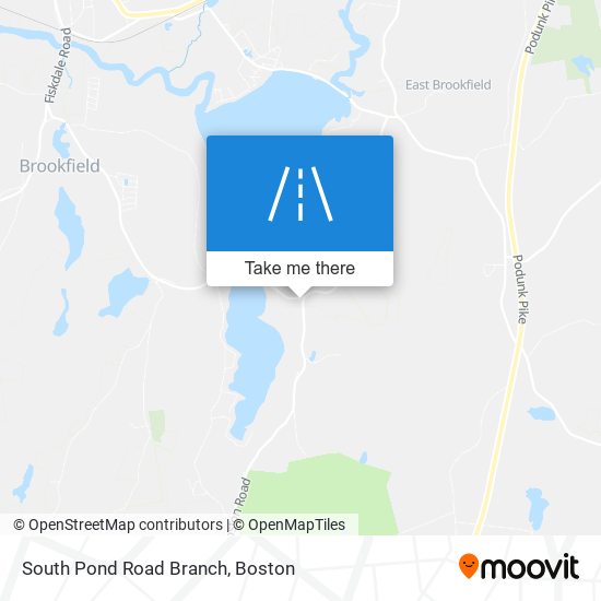 Mapa de South Pond Road Branch