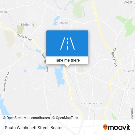 South Wachusett Street map