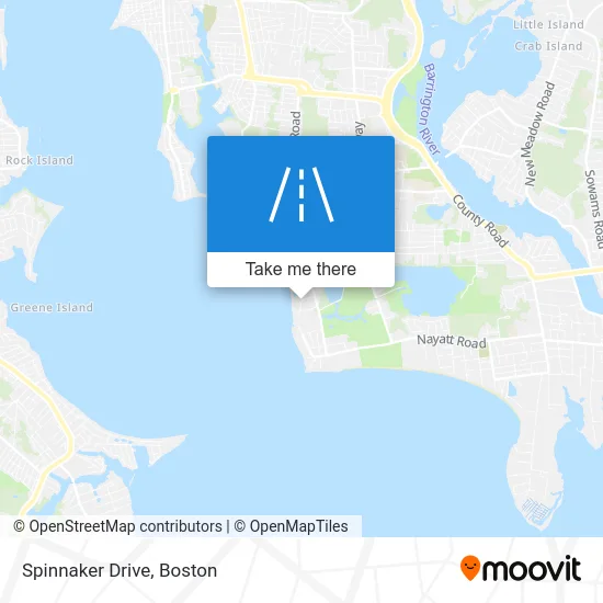 Spinnaker Drive map