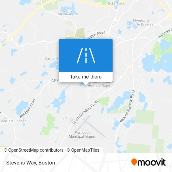 Stevens Way map