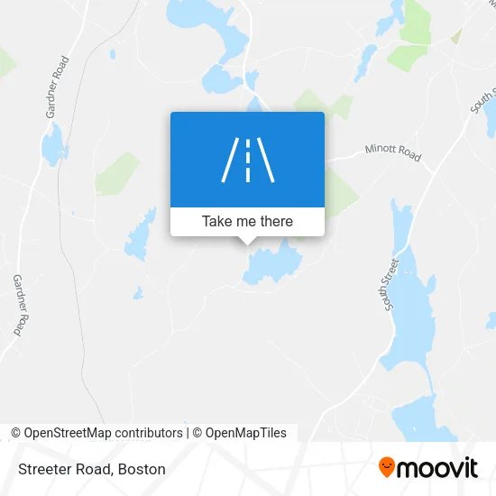 Streeter Road map