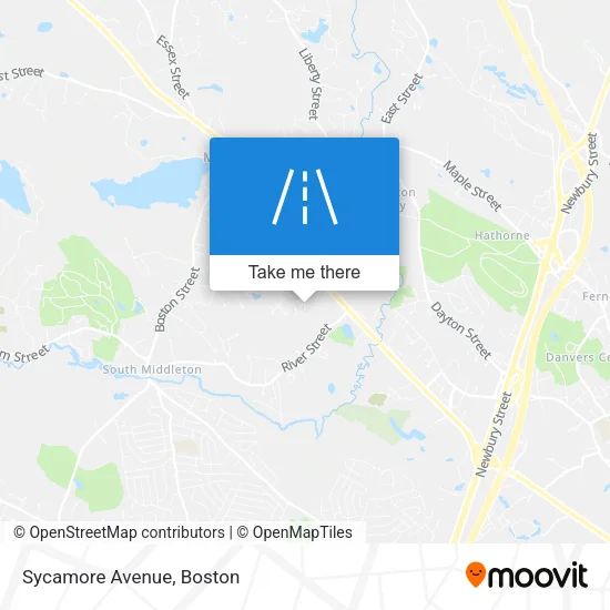 Sycamore Avenue map