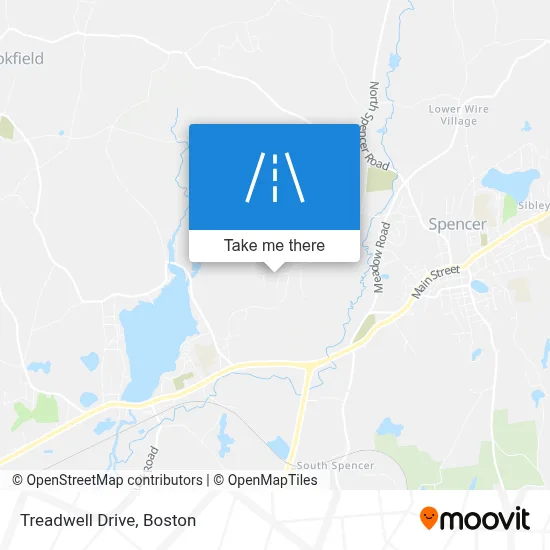 Treadwell Drive map