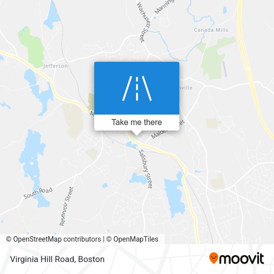 Mapa de Virginia Hill Road