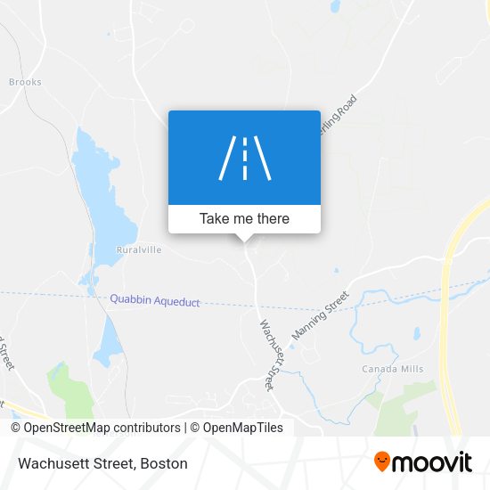 Wachusett Street map