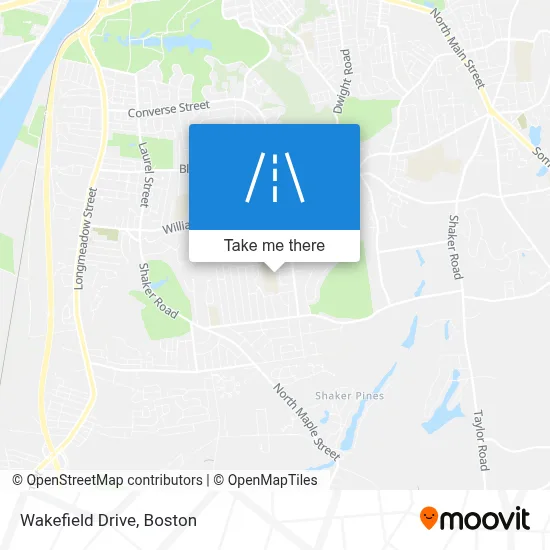 Wakefield Drive map