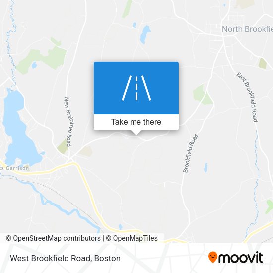 Mapa de West Brookfield Road