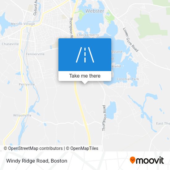 Windy Ridge Road map