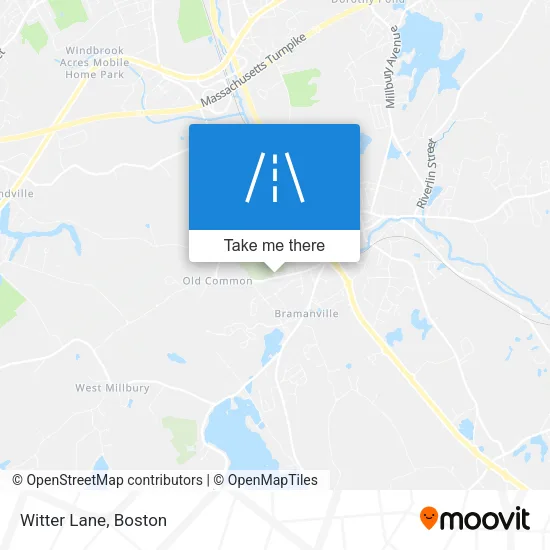Witter Lane map
