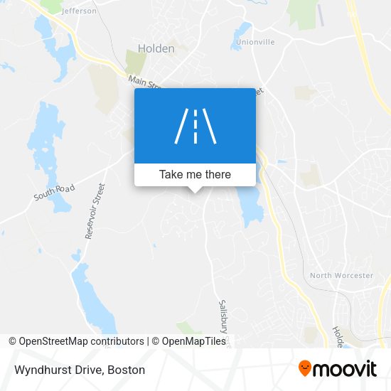 Mapa de Wyndhurst Drive