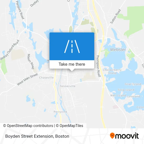 Boyden Street Extension map