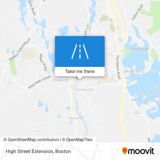 High Street Extension map