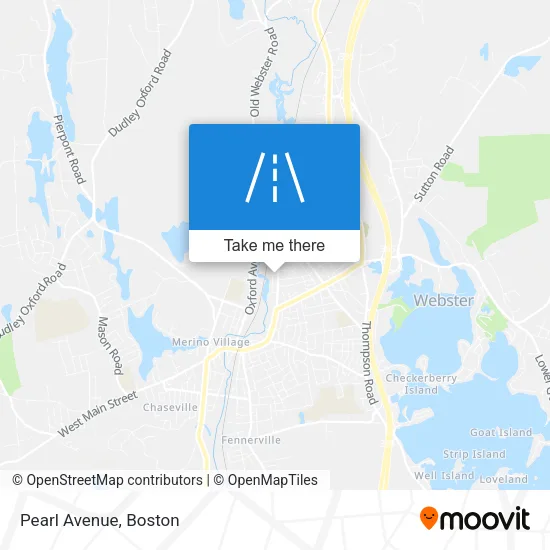 Pearl Avenue map