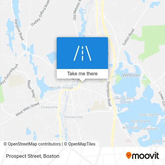 Prospect Street map