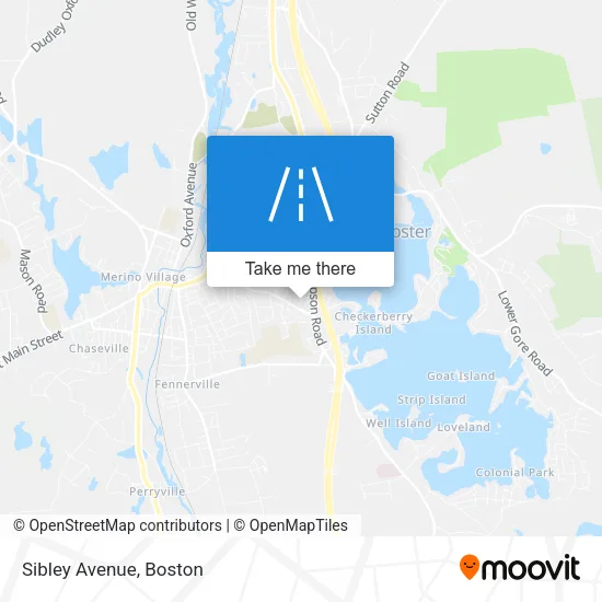 Sibley Avenue map