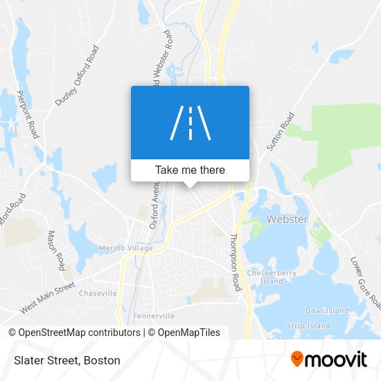 Mapa de Slater Street