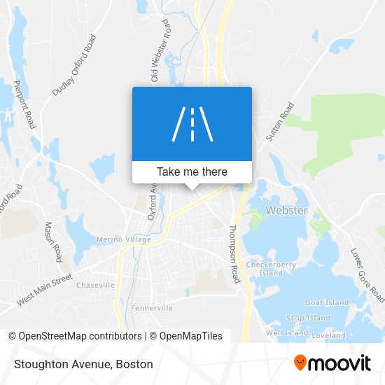 Stoughton Avenue map