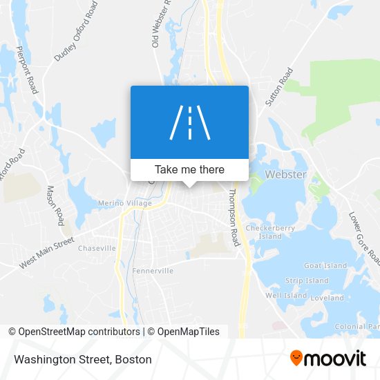Mapa de Washington Street
