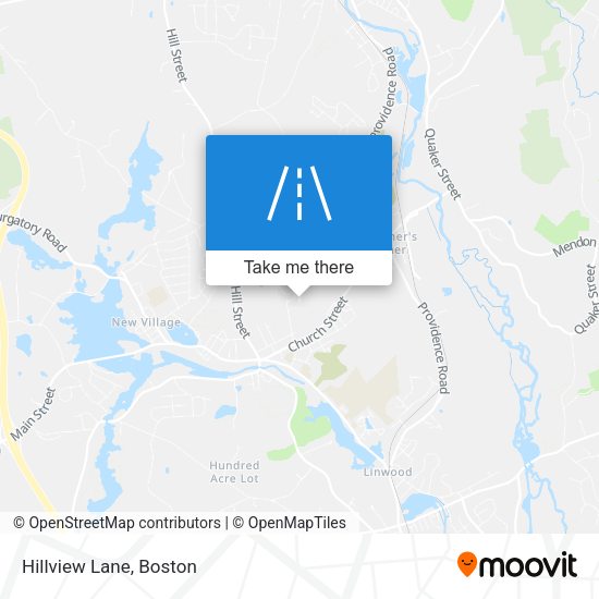 Mapa de Hillview Lane