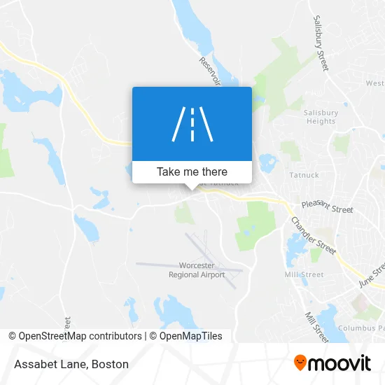 Assabet Lane map