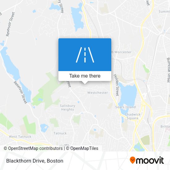 Mapa de Blackthorn Drive