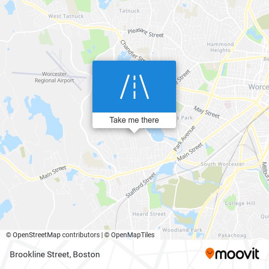 Brookline Street map