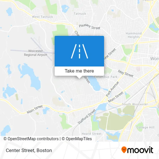 Center Street map