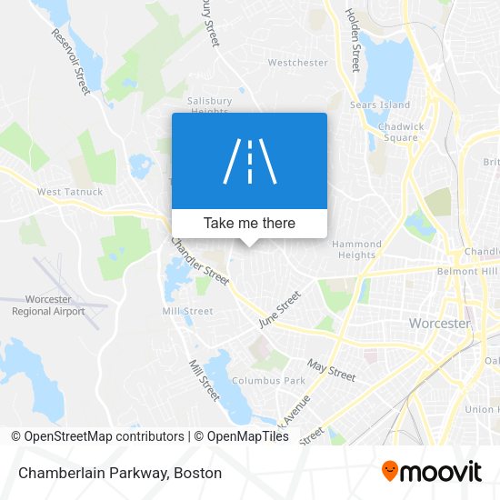 Mapa de Chamberlain Parkway