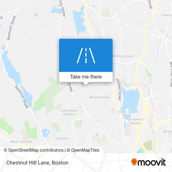 Mapa de Chestnut Hill Lane