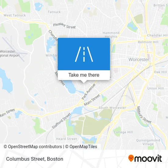 Columbus Street map