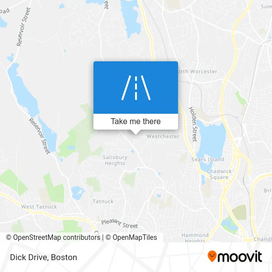 Dick Drive map