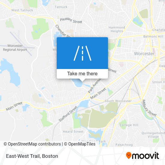 Mapa de East-West Trail